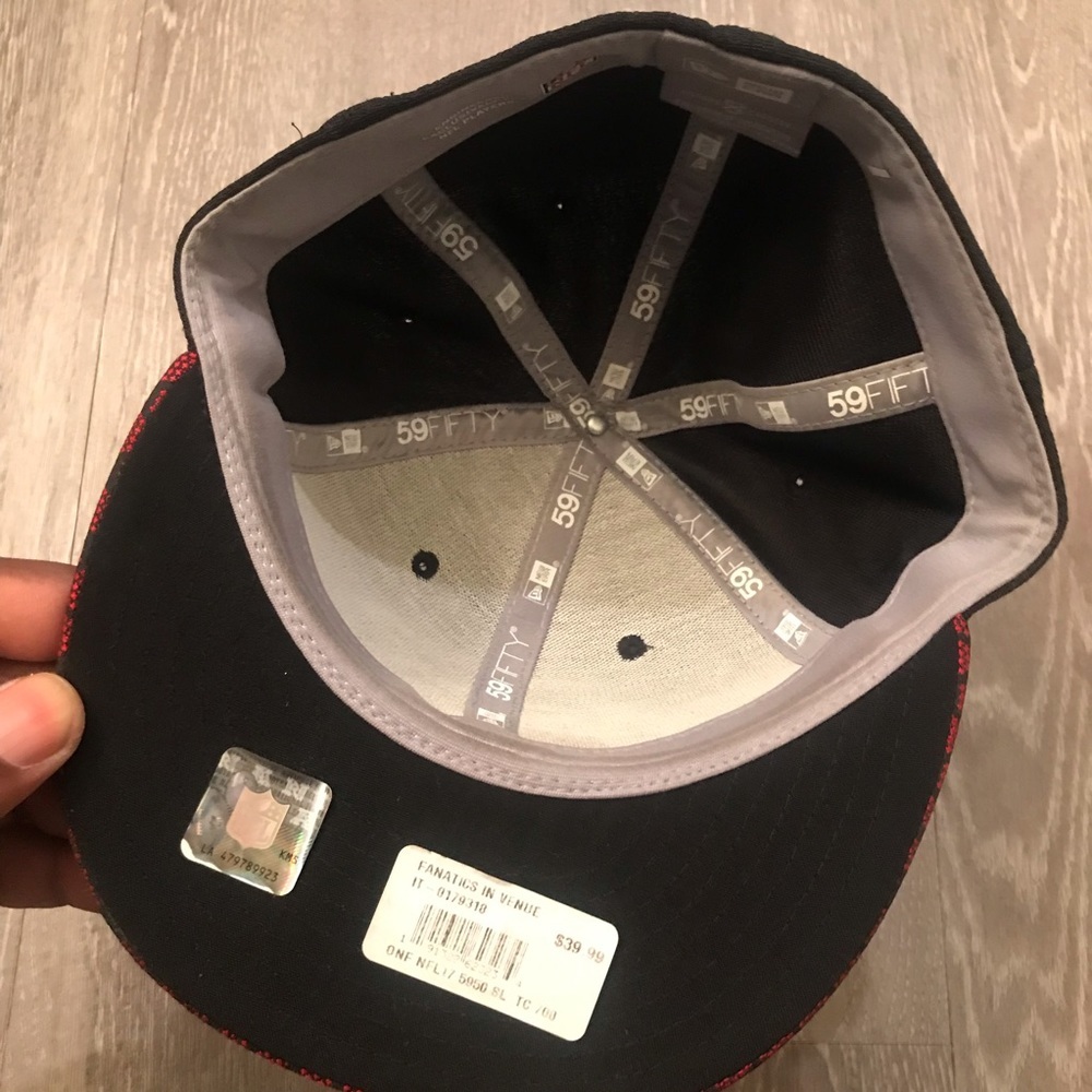 Atlanta Falcons 2017 New Era Sideline Official 59FIFTY Fitted Hat Adult Size 7 - Picture 3 of 7